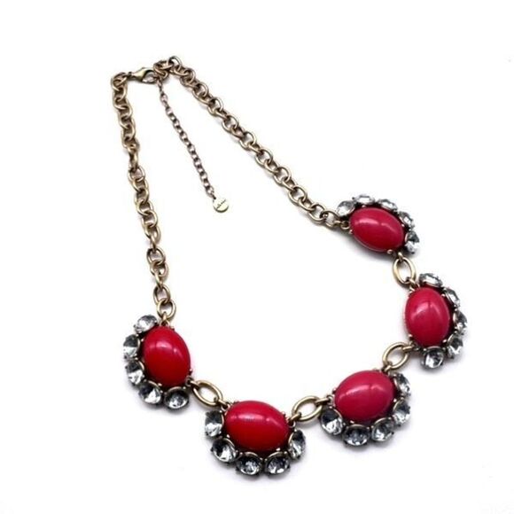 Stella & Dot Cherry Red Retired Mae Necklace - Picture 8 of 9